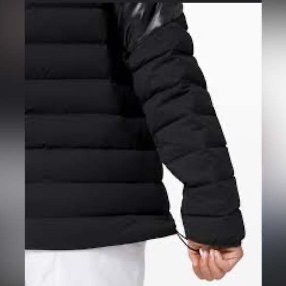 lululemon wunder puff athletica black goose down Black Puffer Jacket - Picture 8 of 9